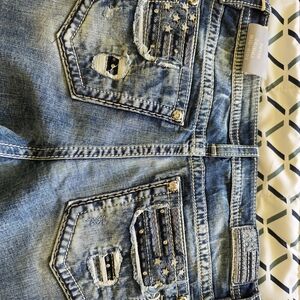 Miss Me Light Blue Distressed Skinny Jeans